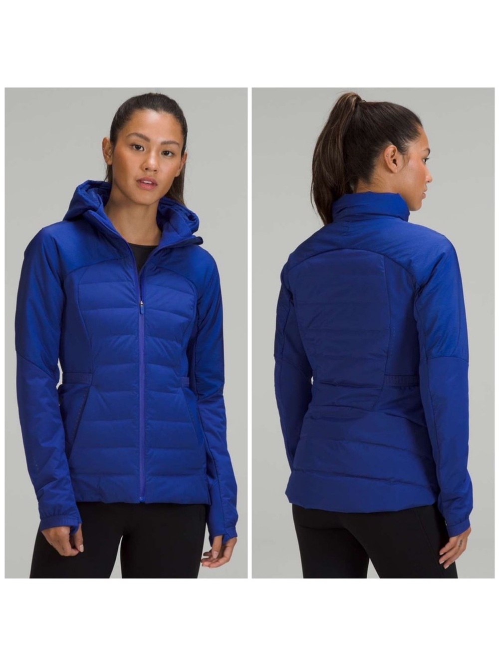 Lululemon Jacket Down for it All Jacket Psychic Blue Size 4